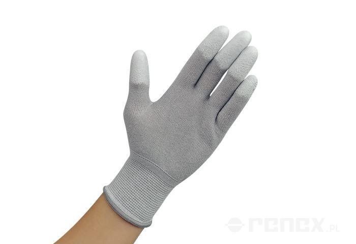 Guantes ESD HS con puntas recubiertas de PU, talla 2XL, foto del fabricante (RENEX/REECO)