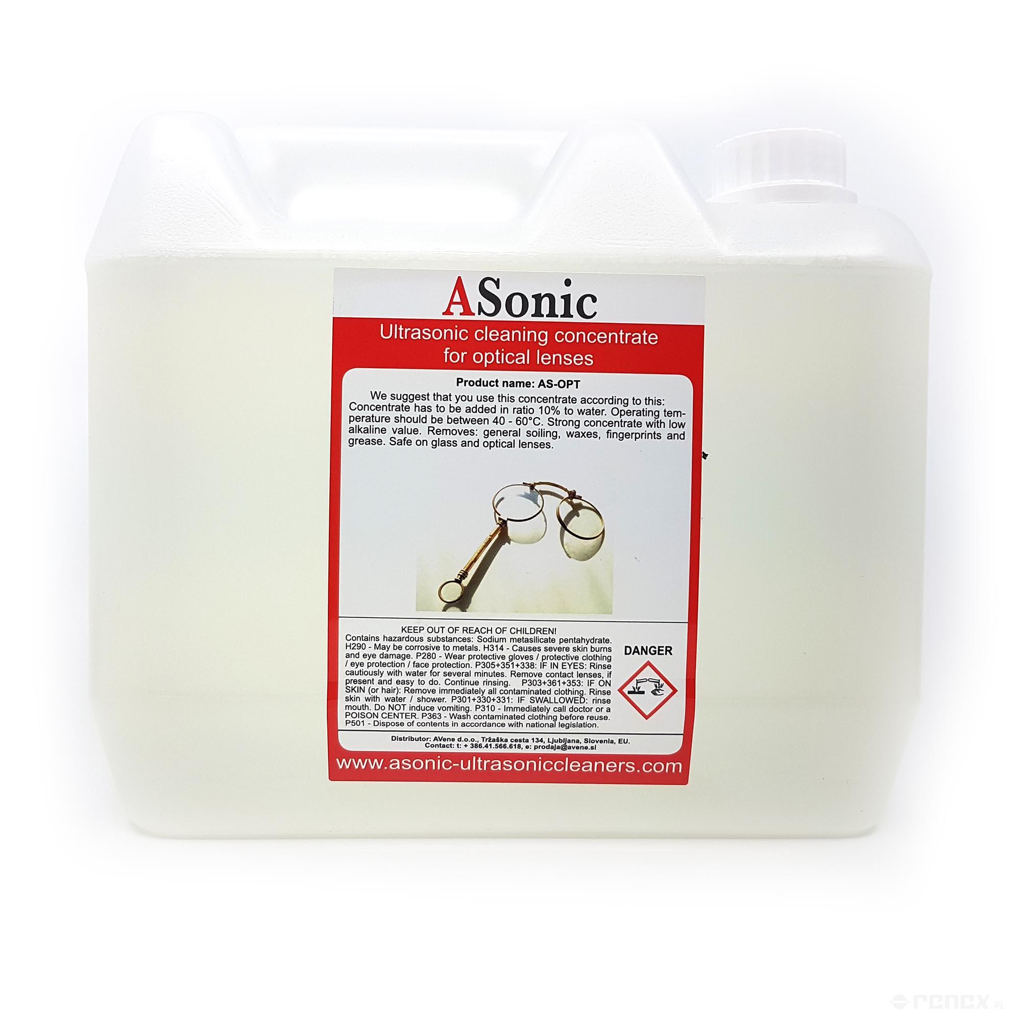 Detergente poco alcalino para lentes ópticas, 5 l, foto del fabricante (RENEX/REECO)