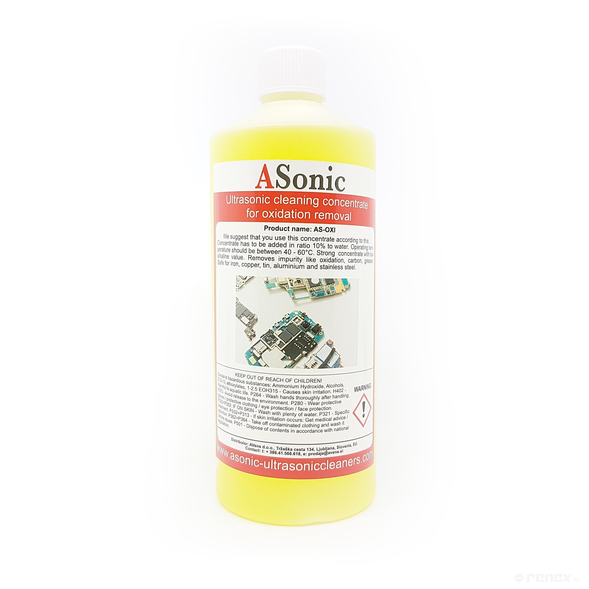 Detergente poco alcalino para óxidos, 1 l, foto del fabricante (RENEX/REECO)