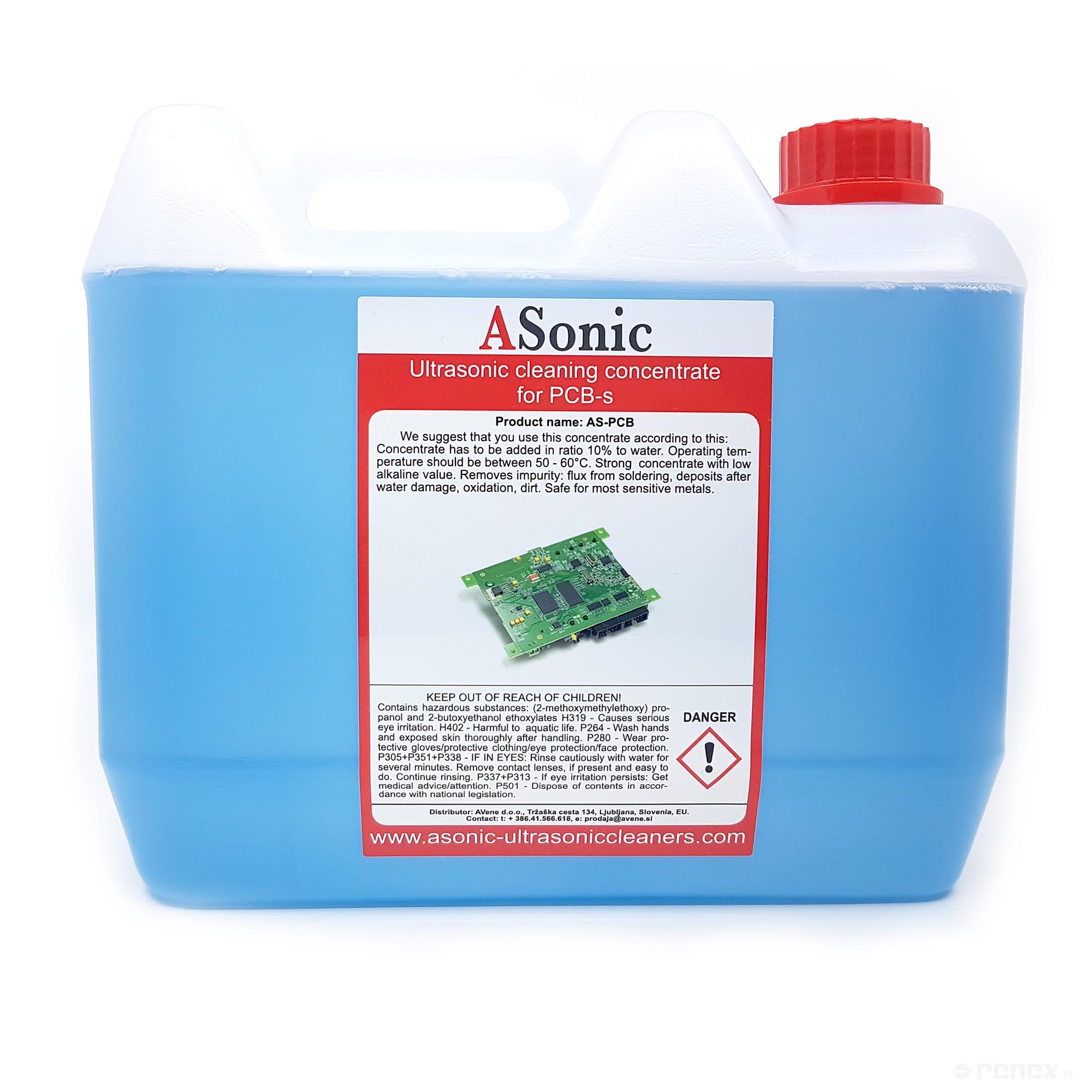 Detergente poco alcalino para placas PCB, 5 l, foto del fabricante (RENEX/REECO)