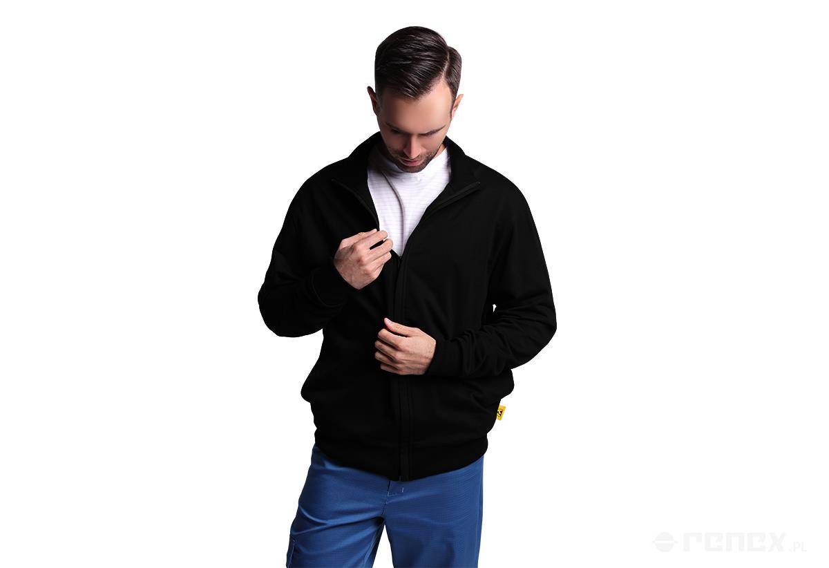 Sudadera ESD con cremallera, foto del fabricante (RENEX/REECO)
